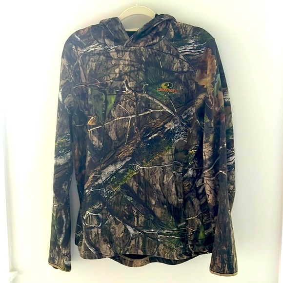 Men’s Mossy Oak sweatshirts with hood and neck gator size M - Picture 1 of 7